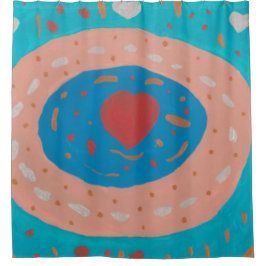 Para Box Cortina de Banho Love Circles