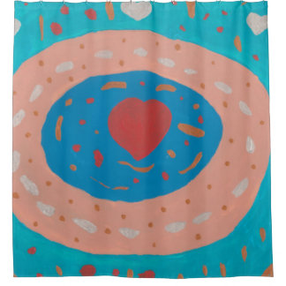 Para Box Cortina de Banho Love Circles