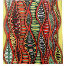 Cortina de Banho Olhos Psychedelic Zentangle - Vib