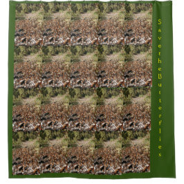 Para Box Cortina de Banho Salve as Borboletas