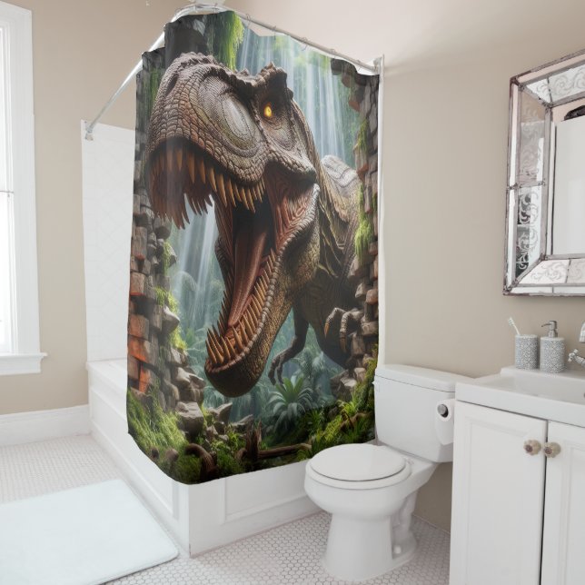 Para Box Cortina de Banho T-Rex (In Situ)