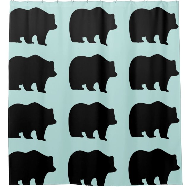 Para Box Cortina de Banho URSO CINZENTO (Frente)