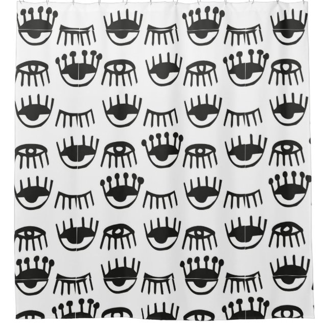 Para Box Cortina de Baño Ojos (Frente)