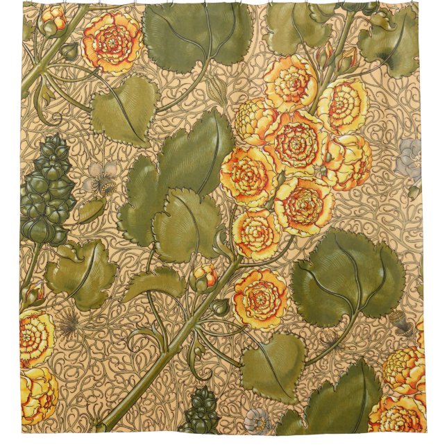 Para Box Cortina de Chá Amarelo Antiquado (Frente)