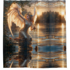 Para Box Cortina de Chá "Angelic Grace at Sunrise"