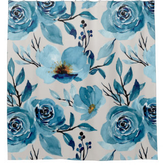 Para Box Cortina de Chá azul da Vintage