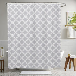 Para Box Cortina de Chá Branco Simples