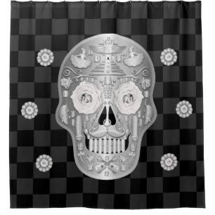 Para Box Cortina de Chá Chrome Calavera (Rosa Branca)