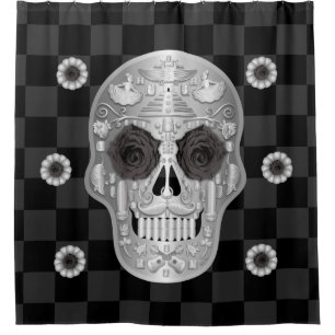 Para Box Cortina de Chá Chrome Calavera (Rosa preto)