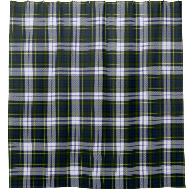 Para Box Cortina de chá clássica da xadrez de Tartan do (Frente)