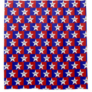Para Box Cortina de chá com a bandeira de San Antonio