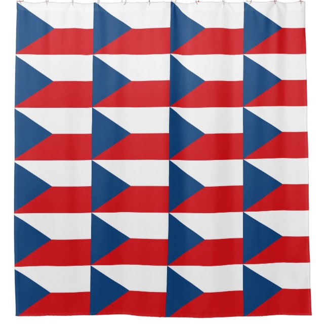 Para Box Cortina de chá com Bandeira da Tchecha (Frente)