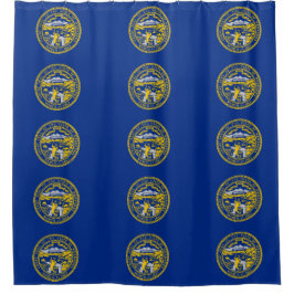 Para Box Cortina de chá com Bandeira de Nebraska, EUA