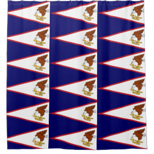 Para Box Cortina de Chá com Bandeira de Samoa Americana