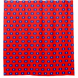 Para Box Cortina de chá com Bandeira de Taiwan