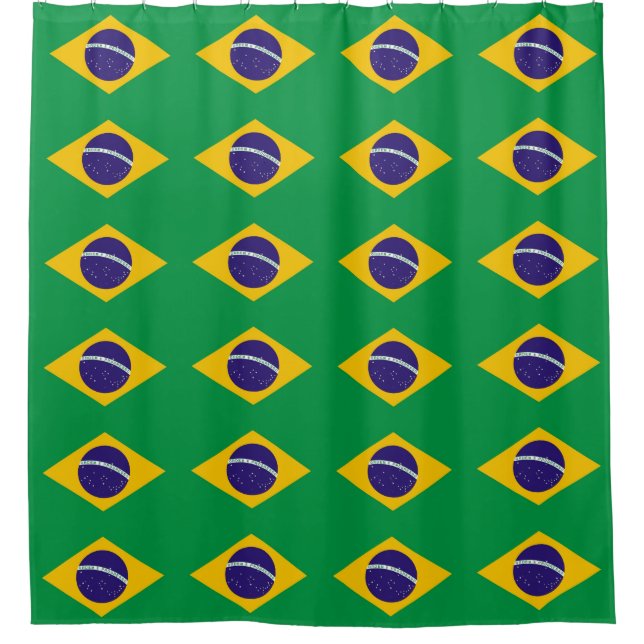 Para Box Cortina de chá com Bandeira do Brasil (Frente)