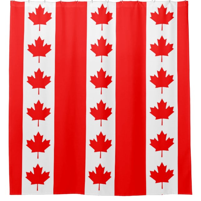 Para Box Cortina de chá com Bandeira do Canadá (Frente)