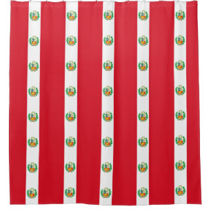 Para Box Cortina de chá com Bandeira do Peru