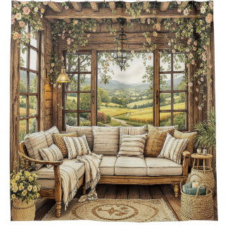 Para Box Cortina De chá Com Esse Sentimento De Férias