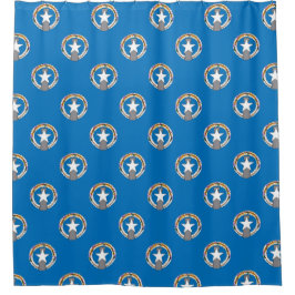 Para Box Cortina de chá com Sinalizador do Norte Mariana, E