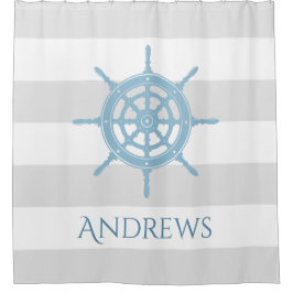 Para Box Cortina de chá conhecida azul da praia náutica da