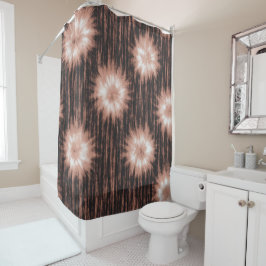 Para Box Cortina de Chá Cortina Rosa Bloom Coletor Ético