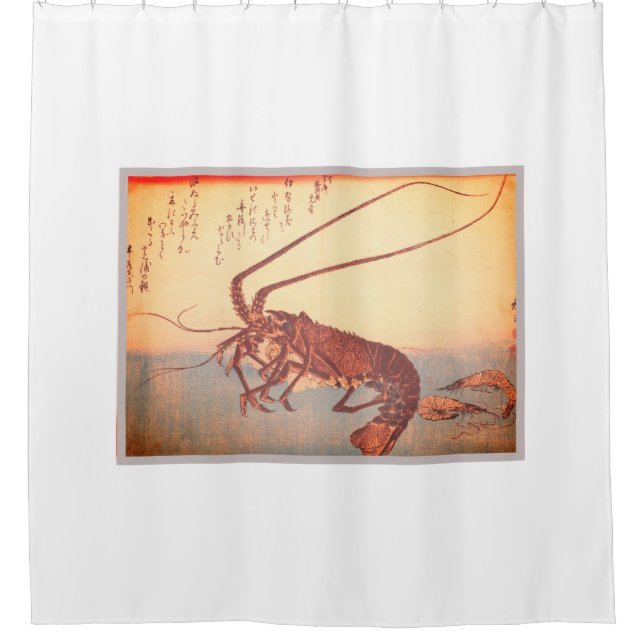 Para Box Cortina de chá CUSTOMIZÁVEL do JAPONÊS WOODBLOCK (Frente)