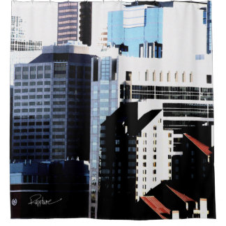 Para Box Cortina de chá da arquitectura da cidade