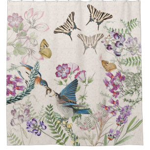 Para Box Cortina de chá das flores de borboleta dos