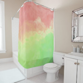 Para Box Cortina de Chá das nuvens de salmão e Abstrato Lim