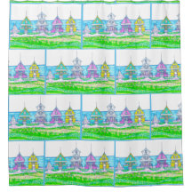 Cortina de Chá de Algodão de Praia