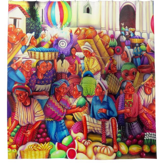 Para Box Cortina de Chá de Arte da Guatemala (Frente)