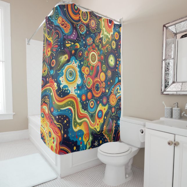 Para Box Cortina de Chá de Arte Hippie (In Situ)