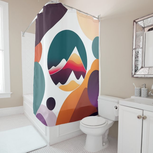 Para Box Cortina de Chá de Arte Moderna do Século médio (In Situ)