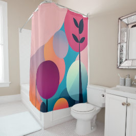 Para Box Cortina de Chá de Arte Moderna do Século médio