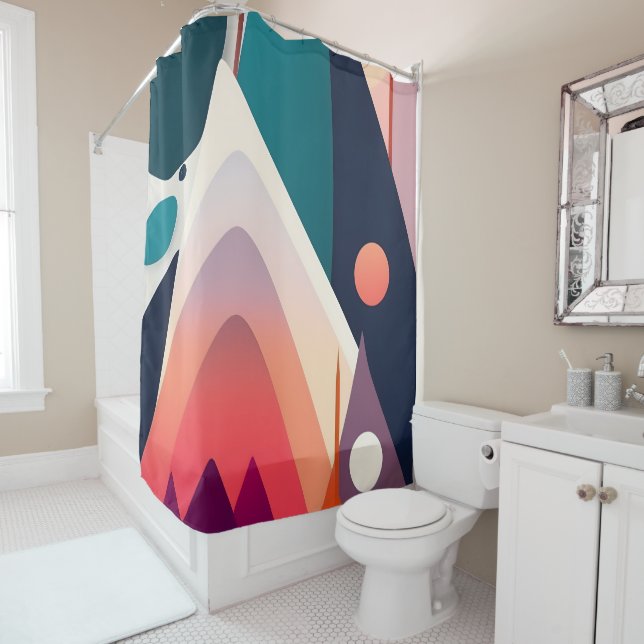 Para Box Cortina de Chá de Arte Moderna do Século médio (In Situ)