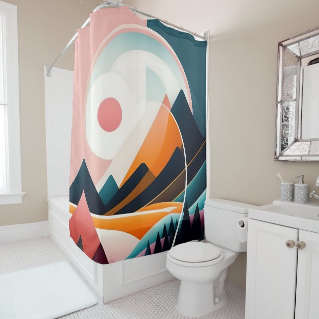 Para Box Cortina de Chá de Arte Moderna do Século médio (In Situ)