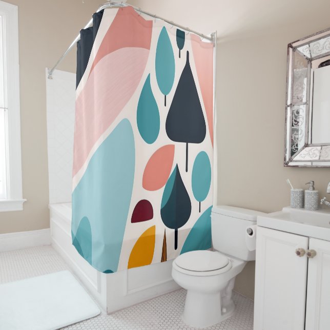 Para Box Cortina de Chá de Arte Moderna do Século médio (In Situ)