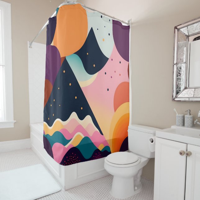 Para Box Cortina de Chá de Arte Moderna do Século médio (In Situ)