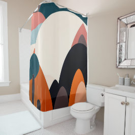 Para Box Cortina de Chá de Arte Moderna do Século médio - E