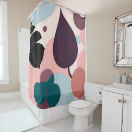 Para Box Cortina de Chá de Arte Moderna do Século médio - E