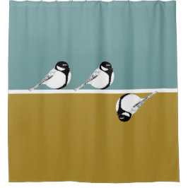 Para Box Cortina de Chá de aves minimalista