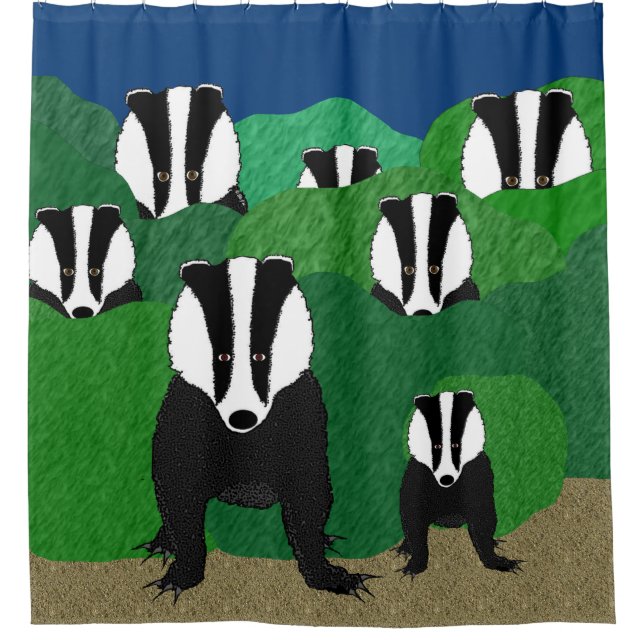 Para Box Cortina de Chá de Badgers (Frente)