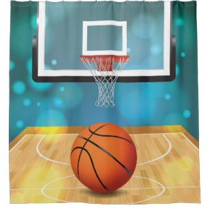 Para Box Cortina de Chá de basquetebol