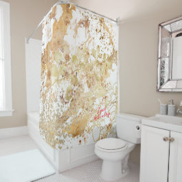 Para Box Cortina de Chá de bege creme neutro