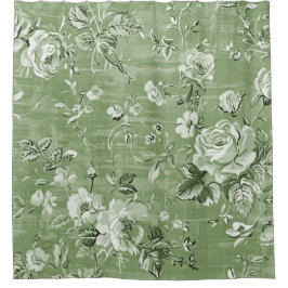 Para Box Cortina de Chá de Boho Verde Suave Vintage