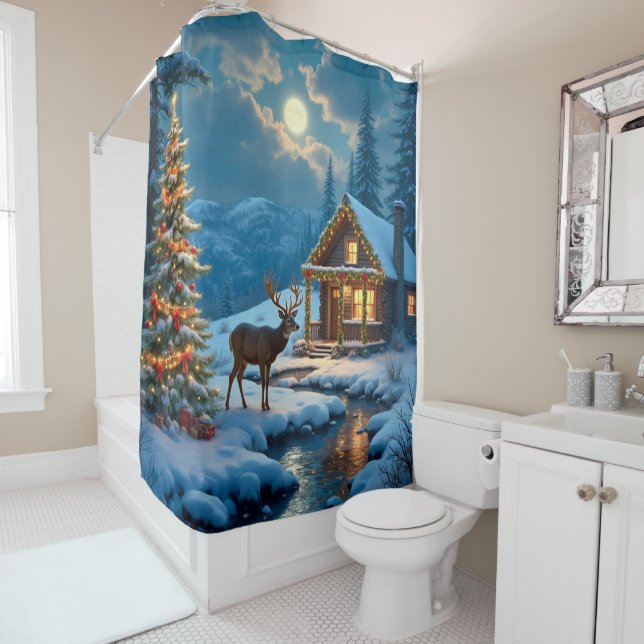 Para Box Cortina de Chá de Cabina de Natal (In Situ)