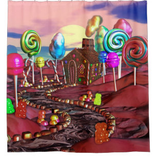 Para Box Cortina de chá de Candyland do chocolate