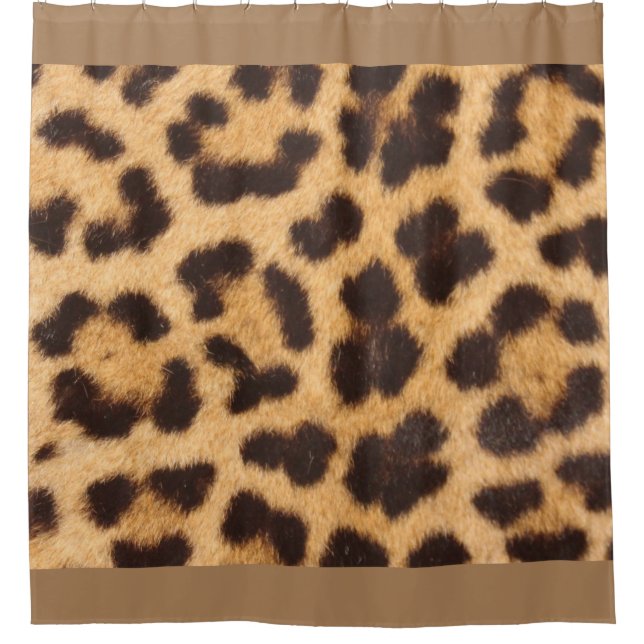 Para Box Cortina de Chá de Chita Impressa do Leopardo (Frente)