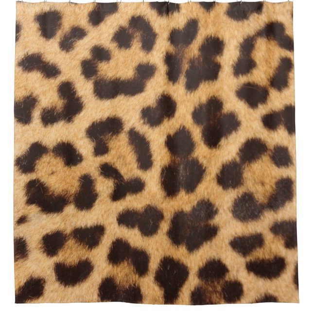 Para Box Cortina de Chá de Chita Impressa do Leopardo (Frente)
